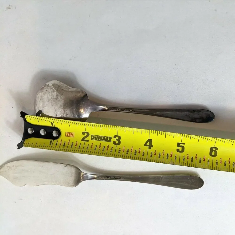 Gorham Plate Butter Knife Sugar Spoon Silver
